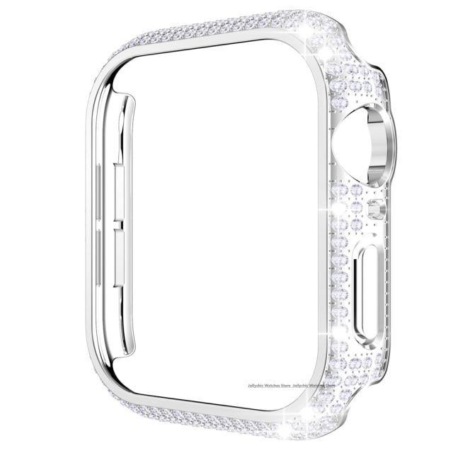 Diamond Apple Watch CaseCase Material: AcrylicItem Type: Watch Cases[focus_keyword]Apple Watch CaseArleathercraft