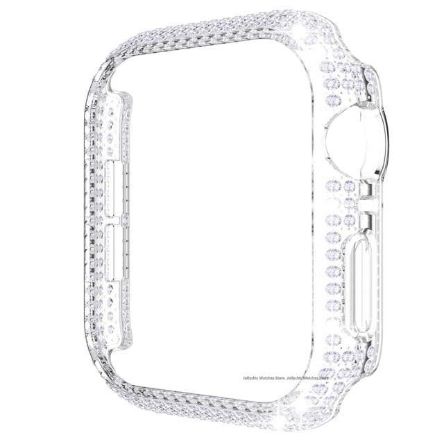 Diamond Apple Watch Case - arleathercraft