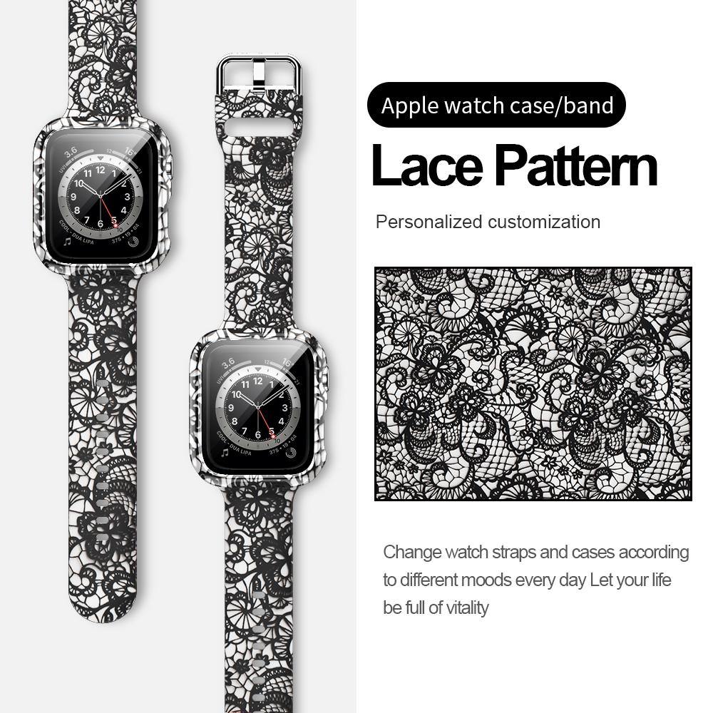Floral Printed Pattern Apple Case+BandCombine Protection and Style with this Silicone Apple Watch Band + Case

Silicone Apple Watch Band + Case is a combination that offers both watch band and protective[focus_keyword]Apple Watch Mod Kit