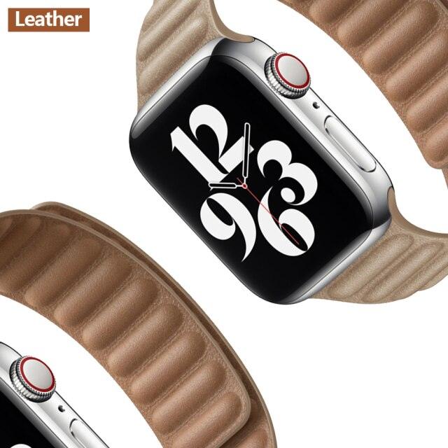 Leather Apple Watch Band - arleathercraft