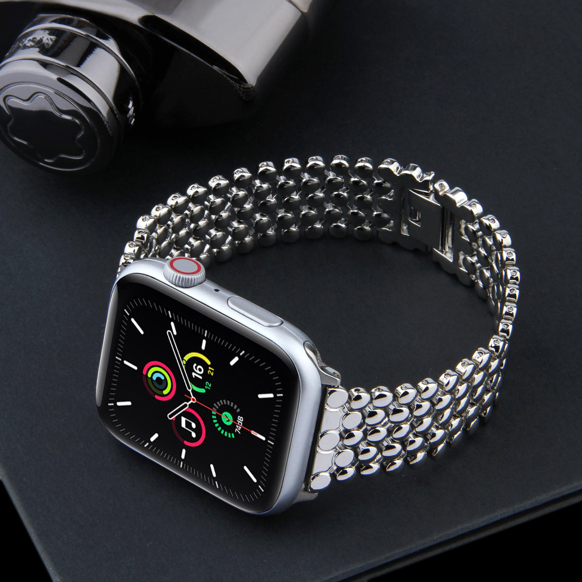 Steel Apple Watch Strap - arleathercraft