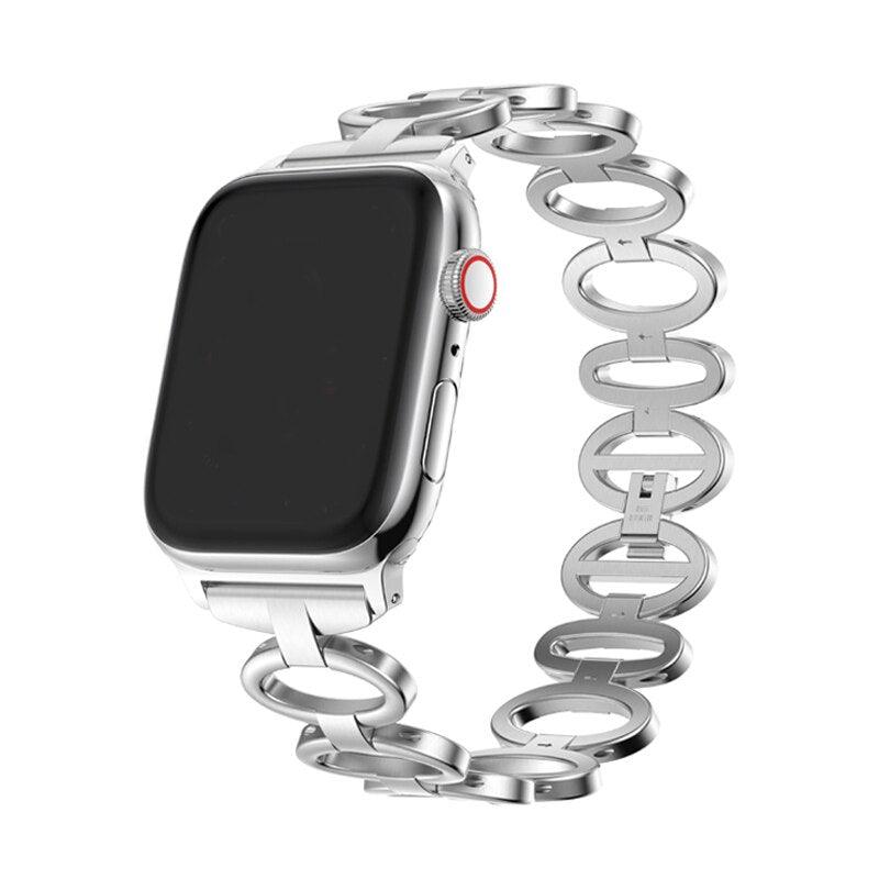 Stainless Steel Apple Watch Strap - arleathercraft