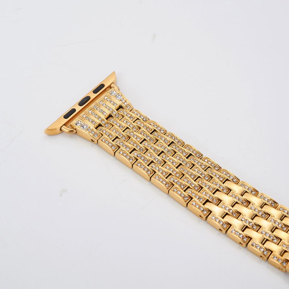 Diamond Apple Watch Band - arleathercraft
