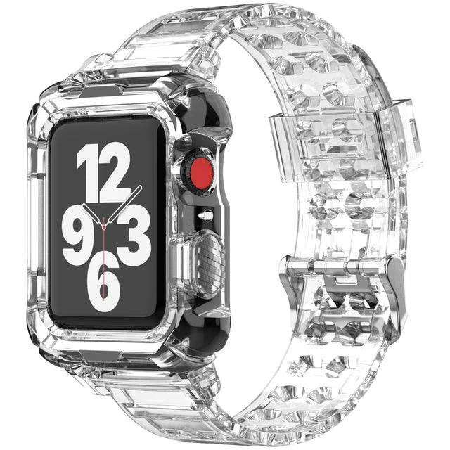 Transparent Apple Watch Band - arleathercraft