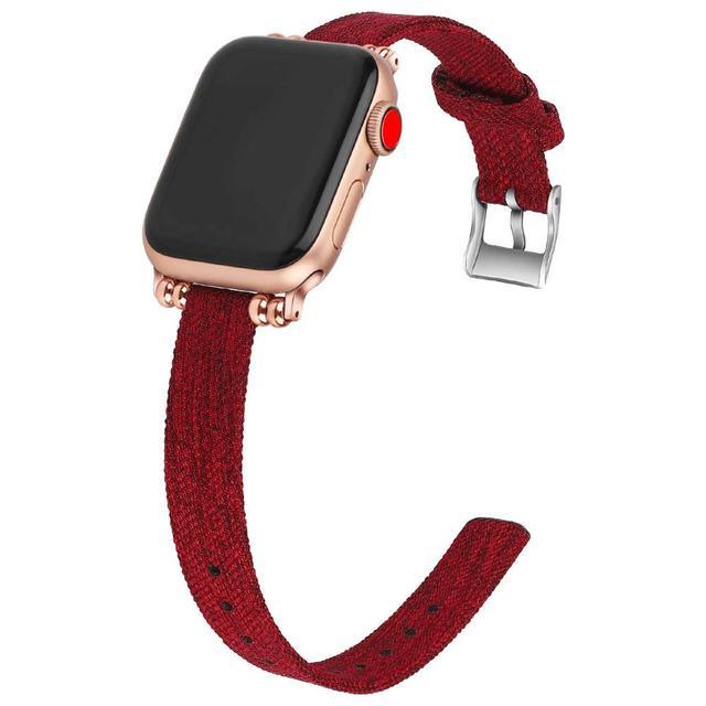 Canvas Apple Watch Band - arleathercraft