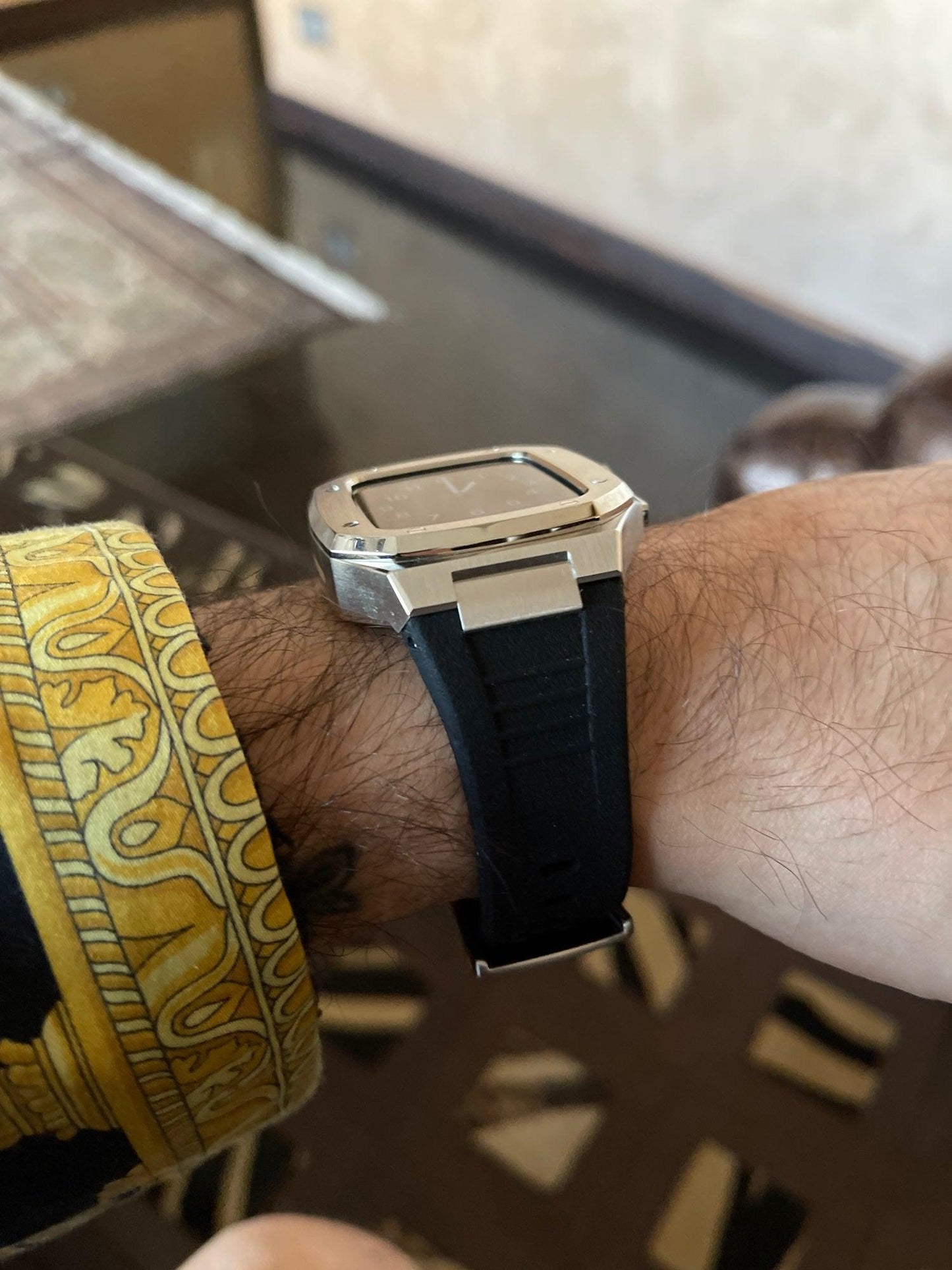 Stainless Steel Apple Watch Band - arleathercraft